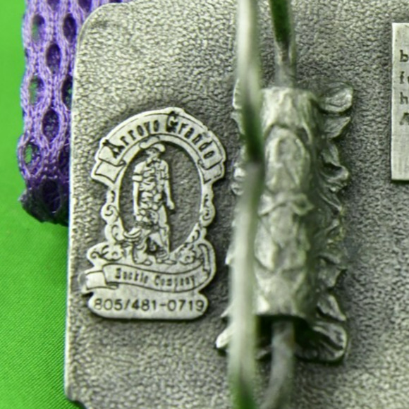 Vtg American Fire Fighter 1982 Commemorative Belt Buckle Signed Limited Edition - Picture 4 of 8